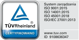 ISO TUV system zarządzania, okulista bychawa nfz
